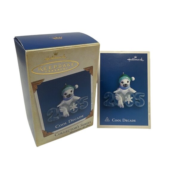 Vintage Hallmark Keepsake Ornament 2005 Cool Decade Collectible Seal Christmas - Picture 3 of 7